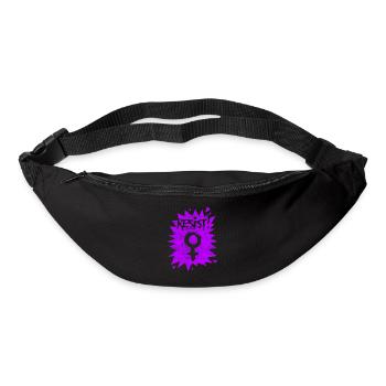 Resist Feminist Frauenrechte - Gürteltasche - Schwarz - Vorne