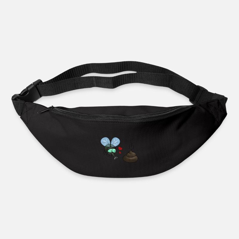Amour de caca de mouche - Sac banane - noir