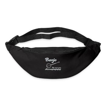 Banjo Bluegrass Music Traditionelles lustiges Geschenk - Gürteltasche - Schwarz - Vorne