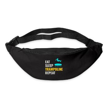 Trampoline Jumper Jumping Gymnastics Gymnast Funny - Bum bag - black - Front