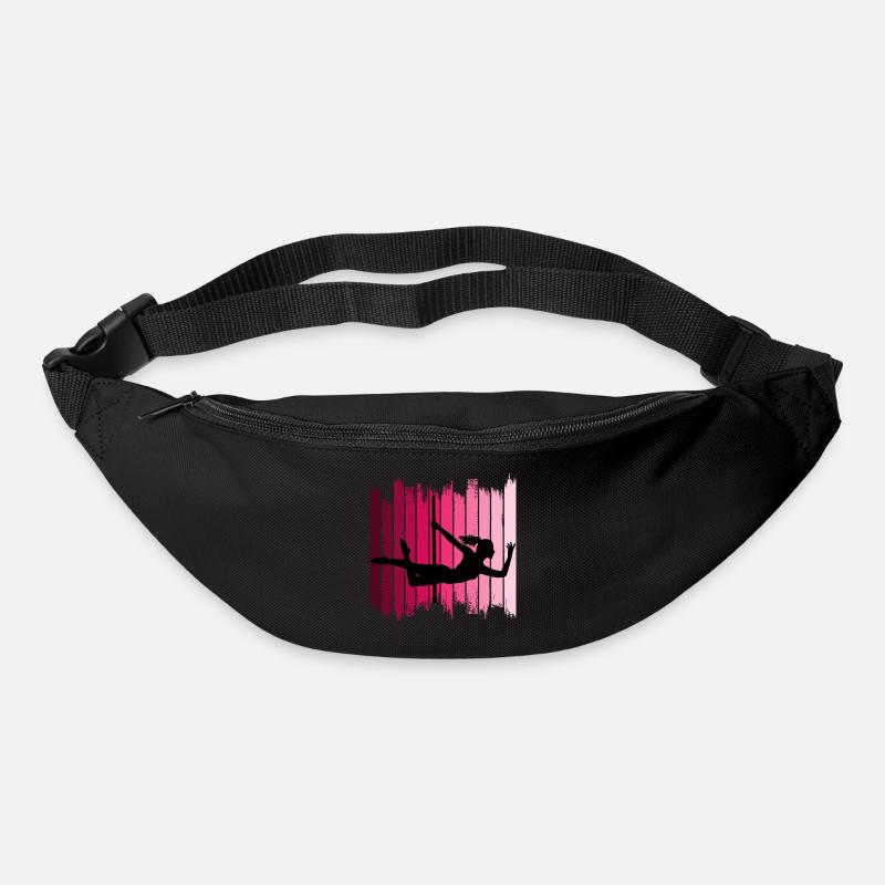 Pole Dance Dancer Wettbewerb Akrobatik Sport - Gürteltasche - Schwarz