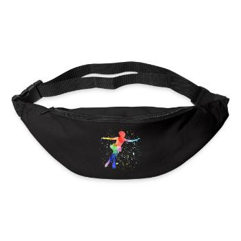 Figure Skating Ice Skater Skate Dance Winter Sport - Bum bag - black - Front