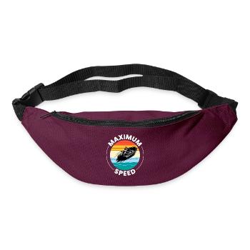 Hydroplane Boat Racing Powerboat Speedboat Race - Bum bag - burgundy - Front