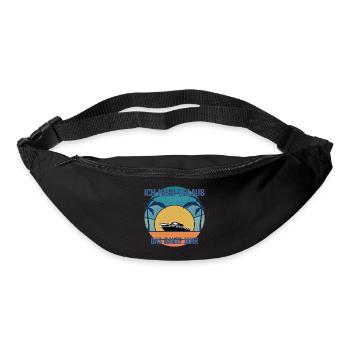 Boot Captain Geschenk Schiff Bootsbesitzer Kapitän - Gürteltasche - Schwarz - Vorne