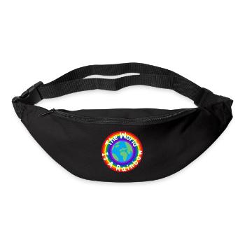 The World Is A Rainbow - Bum bag - black - Front