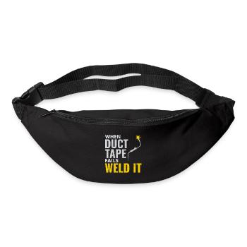Welding Welder Metal Construction Ironworker - Bum bag - black - Front
