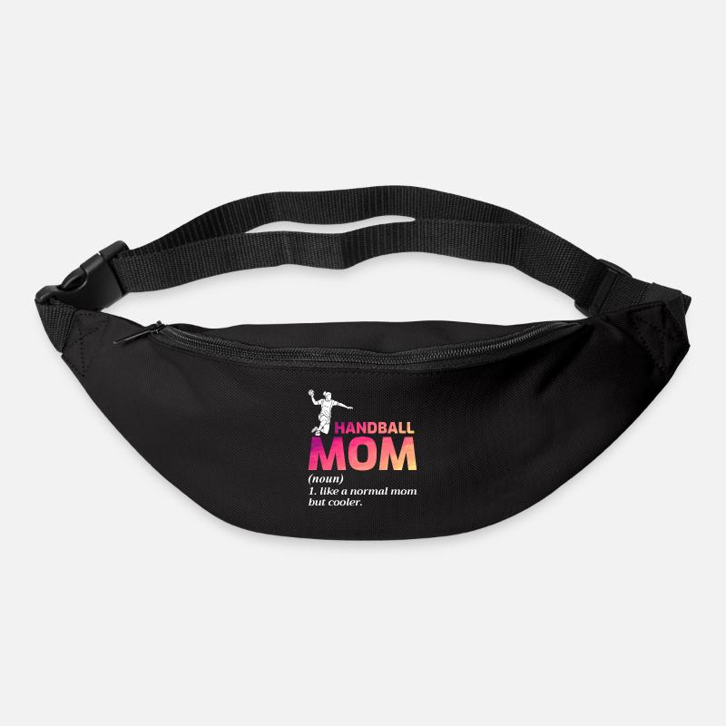 Handball Mama Muttertag - Gürteltasche - Schwarz