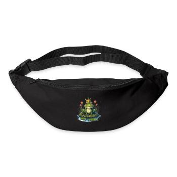 Grenouille royale - Sac banane - noir - Devant