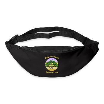 Le Touriste - Sac banane - noir - Devant