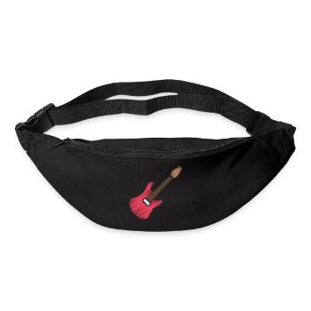 Red Guitar - Gürteltasche - Schwarz - Vorne