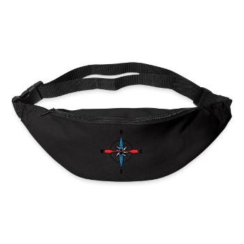 Kayak, Canoë, Pagayage, Rivière-Aventure - Sac banane - noir - Devant