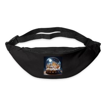 Christmas Christmas Tree Midnight Mass Santa Claus Gifts - Bum bag - black - Front