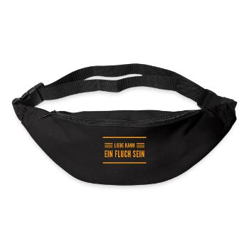 Liebe kann ein Fluch sein - Gürteltasche - Schwarz - Vorne