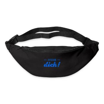 du musst dich entscheiden - Gürteltasche - Schwarz - Vorne