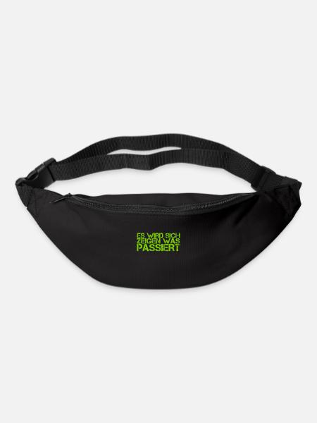 die Zukunft ist ungewiss - Gürteltasche - Schwarz