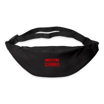 ich habe keine Ahnung - Gürteltasche - Schwarz - Vorne