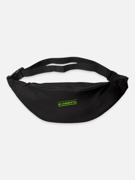 ich könnte die ganze Zeit jammern - Gürteltasche - Schwarz