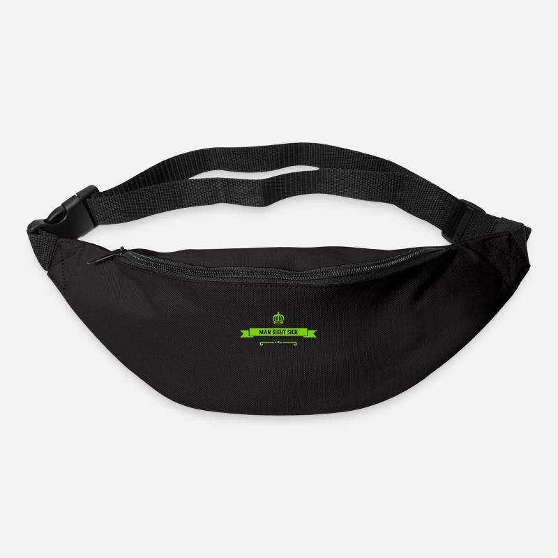 bye bye - Gürteltasche - Schwarz
