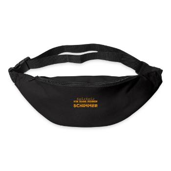 ich habe keinen Schimmer - Gürteltasche - Schwarz - Vorne