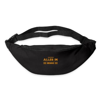 mir geht es bestens - Gürteltasche - Schwarz - Vorne