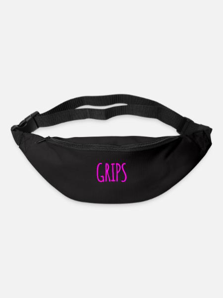 ich bin schlau - Gürteltasche - Schwarz