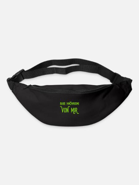 ich bin wütend - Gürteltasche - Schwarz