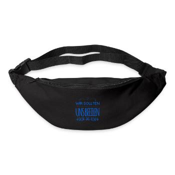Beeilung - Gürteltasche - Schwarz - Vorne