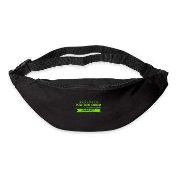 ich bin sehr erfreut - Gürteltasche - Schwarz - Vorne