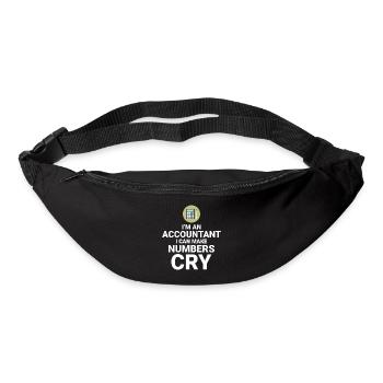 Accountant Accounting Bookkeeping Finance Funny - Bum bag - black - Front