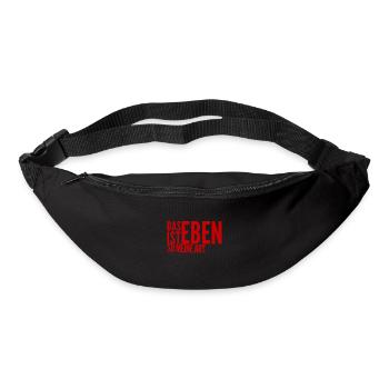 das ist eben so meine Art - Gürteltasche - Schwarz - Vorne