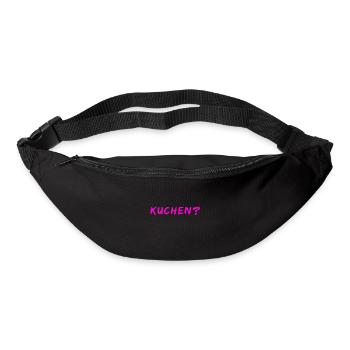 Kuchen? - Gürteltasche - Schwarz - Vorne