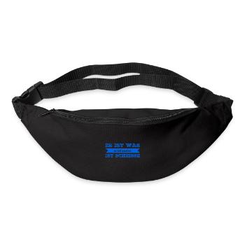 ich habe schlechte Laune - Gürteltasche - Schwarz - Vorne