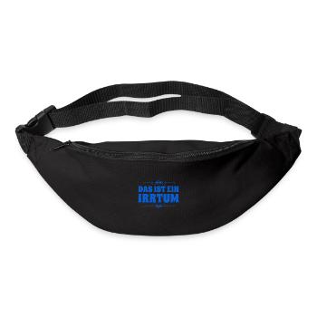 das ist ein Trugschluss - Gürteltasche - Schwarz - Vorne