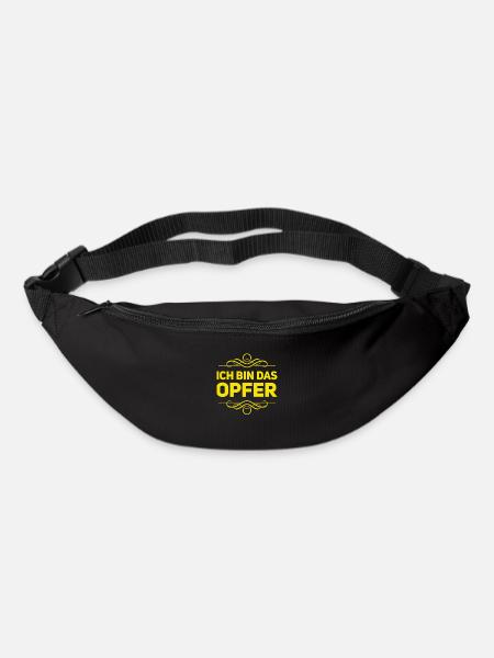 ich bin das Opfer - Gürteltasche - Schwarz