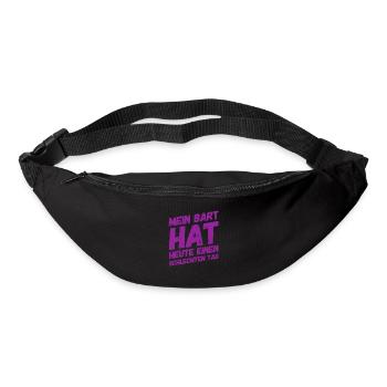 wilder Bart - Gürteltasche - Schwarz - Vorne