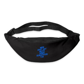 mein Bart ist wild - Gürteltasche - Schwarz - Vorne