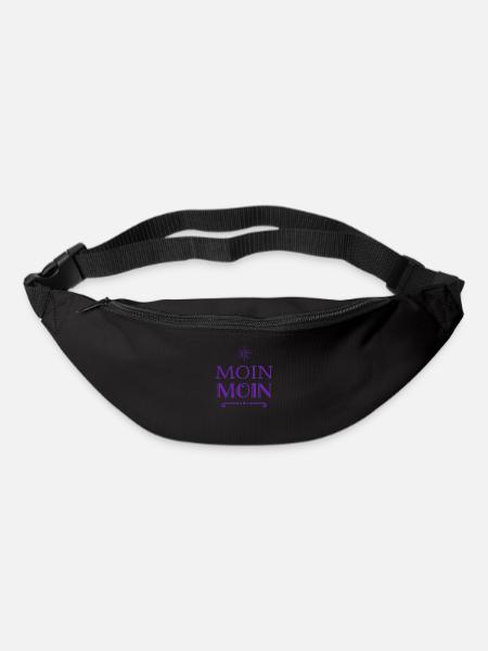 moin moin - Gürteltasche - Schwarz