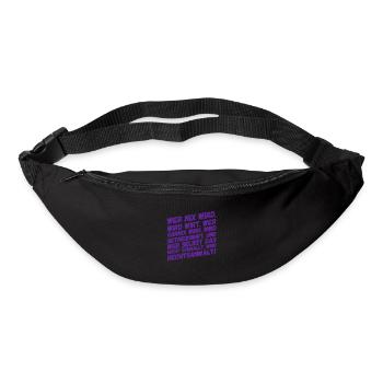 Are you a business economist? - Bum bag - black - Front
