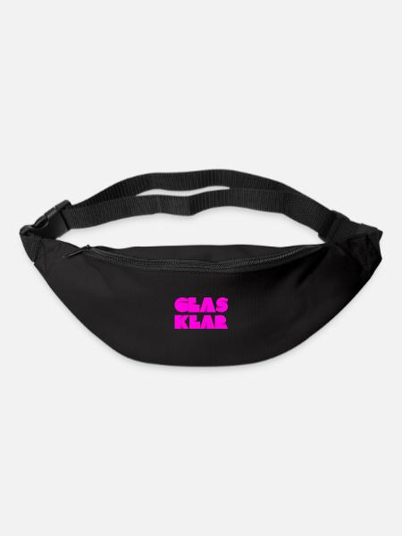 It doesn't get any clearer than that - Bum bag - black