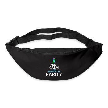 Sensibilisation aux maladies rares : Adoptez la rareté - Sac banane - noir - Devant