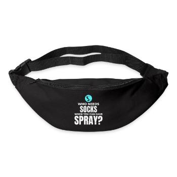 Pieds nus Ski nautique Sports extrêmes Pieds nus - Sac banane - noir - Devant