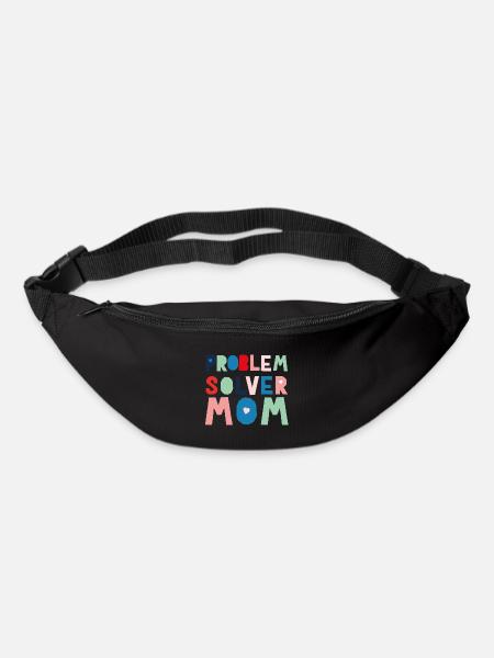 Problemlöser Mama - Gürteltasche - Schwarz