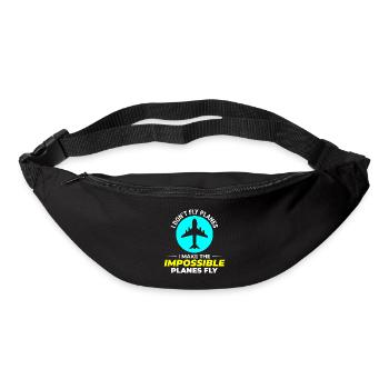 Aerospace Engineer Flight Mechanics Plane Airplane - Bum bag - black - Front