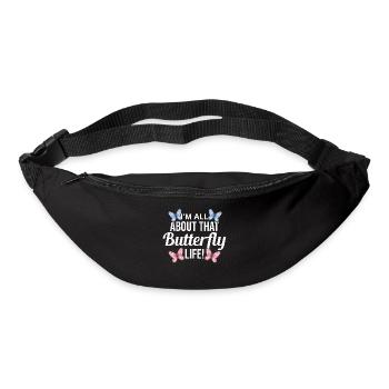 Butterfly Butterflies Insect Collector Entomology - Bum bag - black - Front