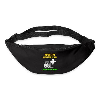Halloween Ghost Forklift Operator Heavy Equipment - Bum bag - black - Front