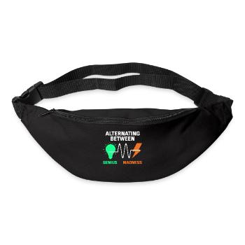 Electrician: Alternating Genius and Madness - Bum bag - black - Front