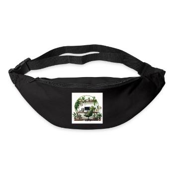 Bureau vert - Sac banane - noir - Devant