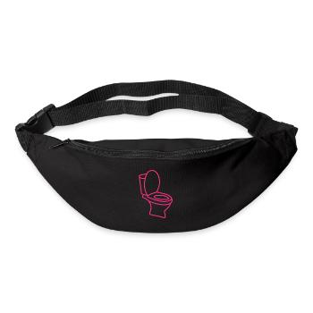 Toilet TOILET Toilet Rosa - Bum bag - black - Front