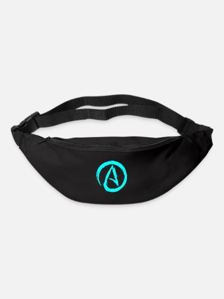 Atheism symbol atheist - Bum bag - black