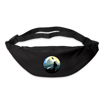 Mountains, hiking, wilderness - woman - Bum bag - black - Front